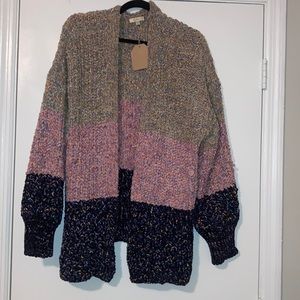 Chenille cardigan